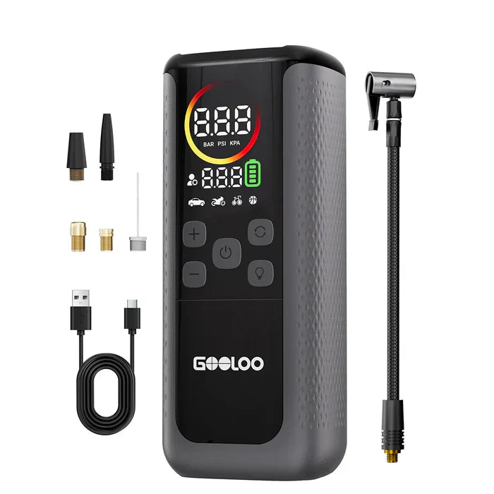 GOOLOO GT4000S Supersafe Booster Batterie + GT160 DUAL ReadyRide Gonfleur Pneus