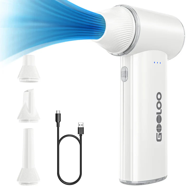 GOOLOO A3 Supersafe Booster Batterie avec Compresseur + F3 FlexPro Souffleur Air Comprimé