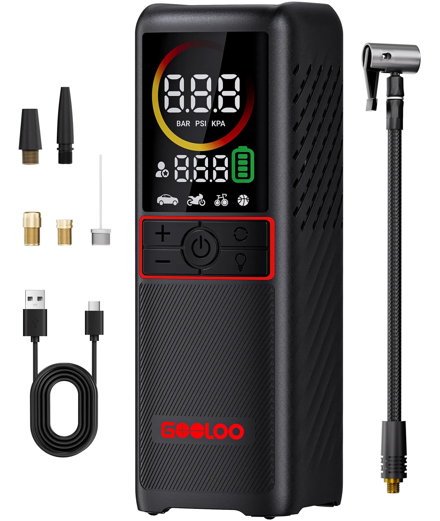 GOOLOO GT160 ReadyRide Gonfleur Pneus Voiture