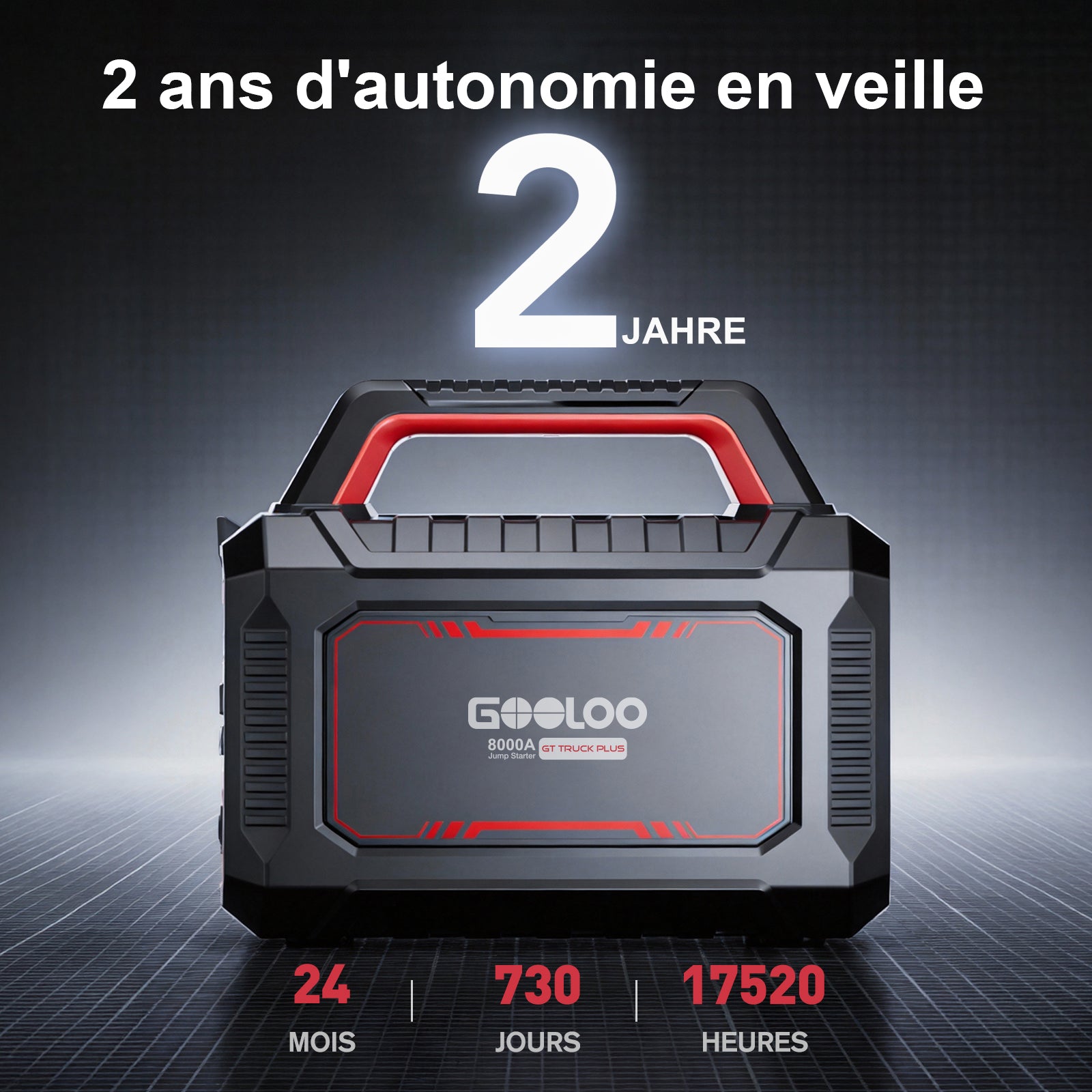 GOOLOO GT-Truck Plus  Supersafe Booster Batterie Voiture 8000A