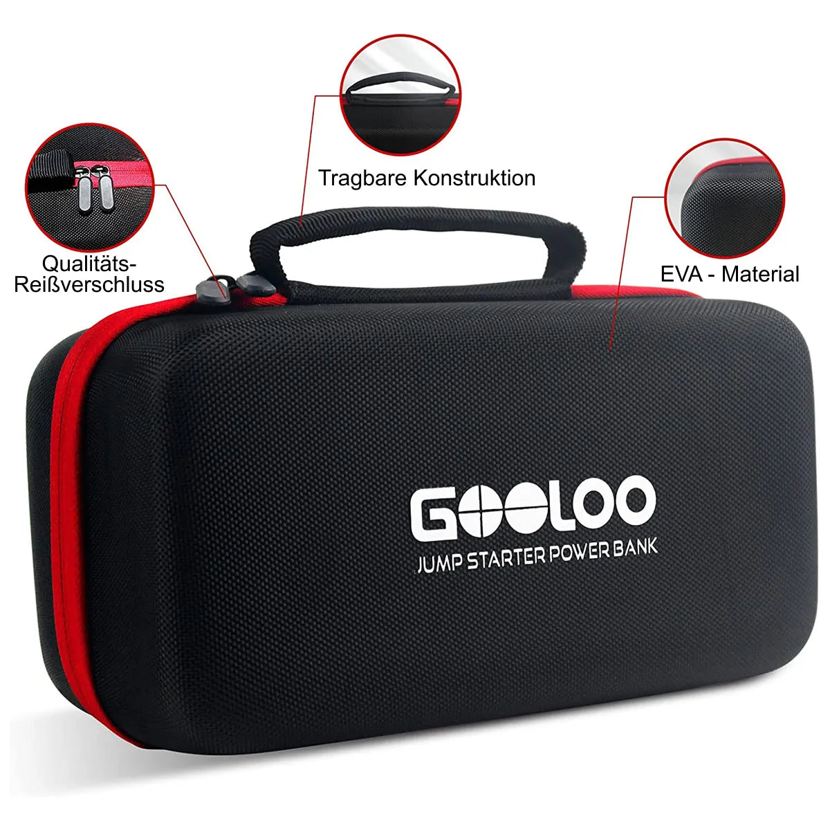 GOOLOO GT4000S Supersafe Booster Batterie Voiture avec Boîte EVA