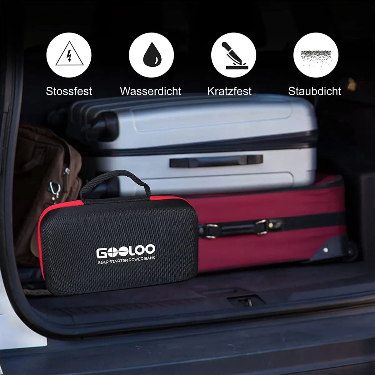 GOOLOO GT4000S Supersafe Booster Batterie Voiture avec Boîte EVA