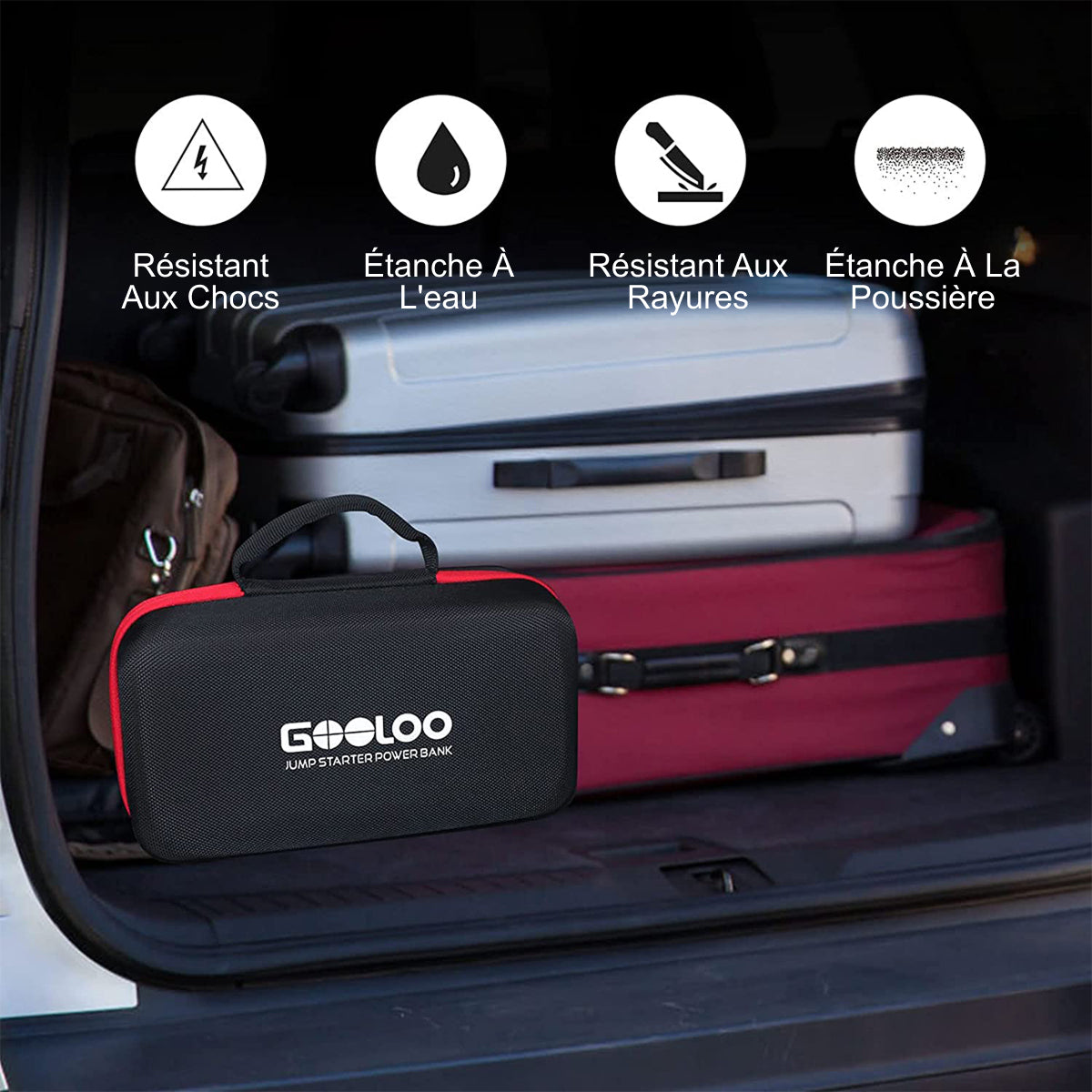 GOOLOO GT6000 Supersafe Booster Batterie avec Boîte EVA