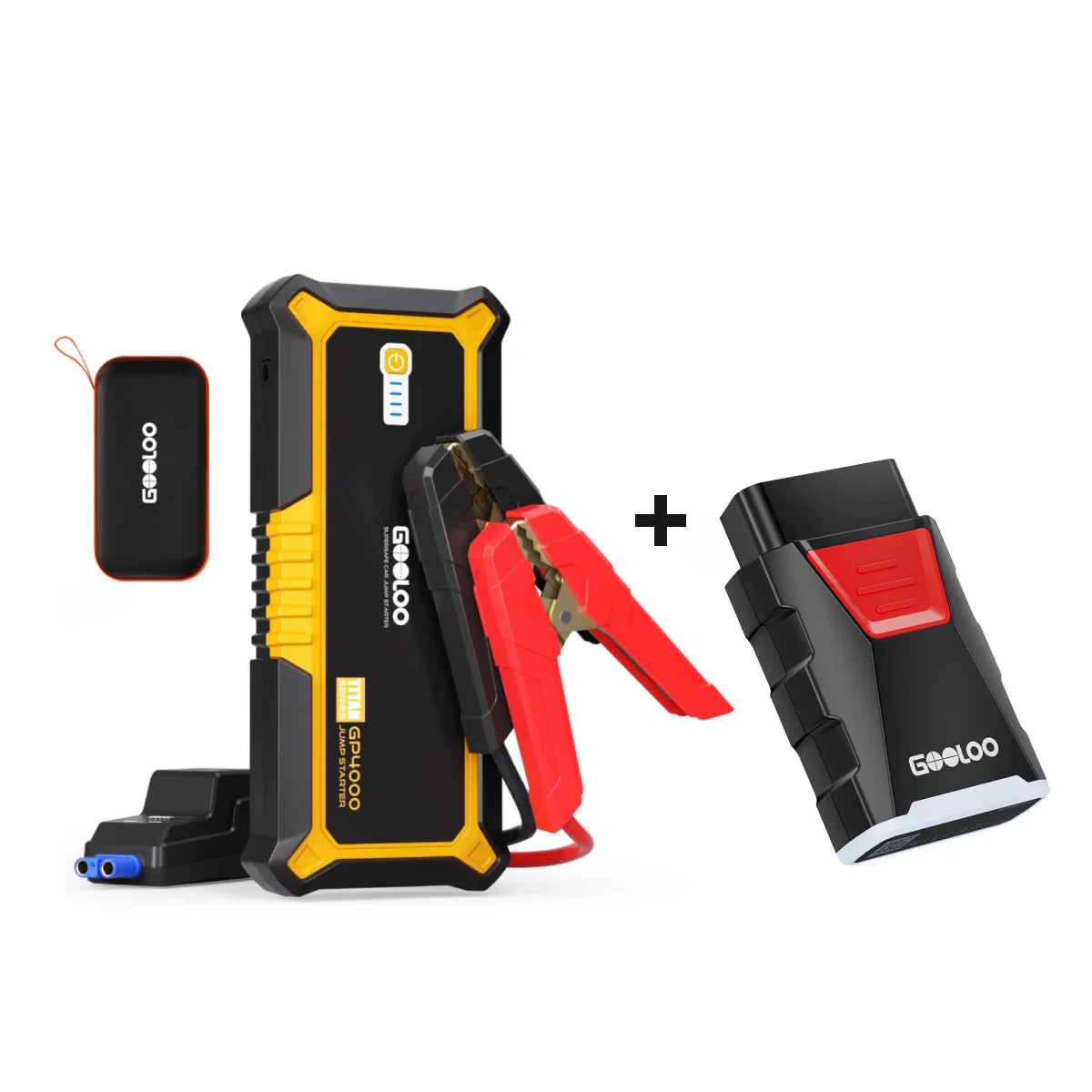 GOOLOO GP4000 Supersafe Booster Batterie Voiture 4000A