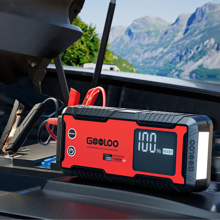GOOLOO GT6000 Supersafe Booster Batterie avec Boîte EVA
